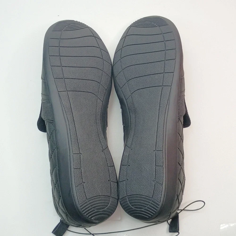 J Sport Lisa Slip On Women Size 10 Black Quilted Memory Foam S5LSA01